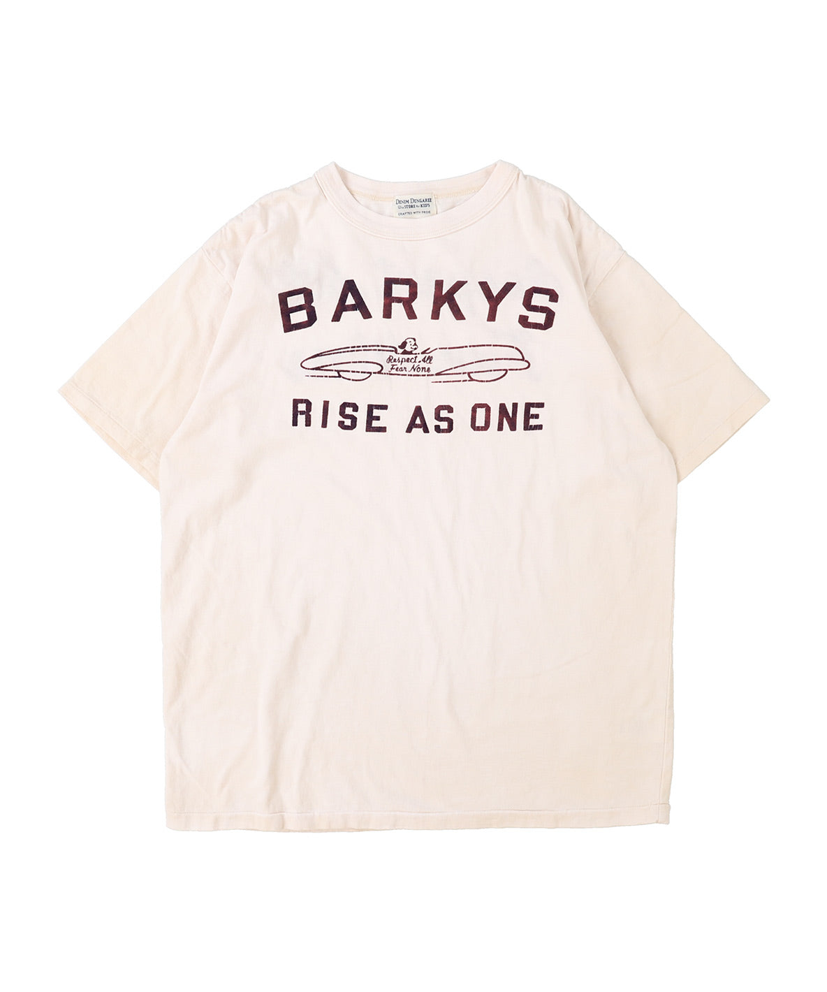 Vintage Cotton Jersey BARKYS Tee(MENS)