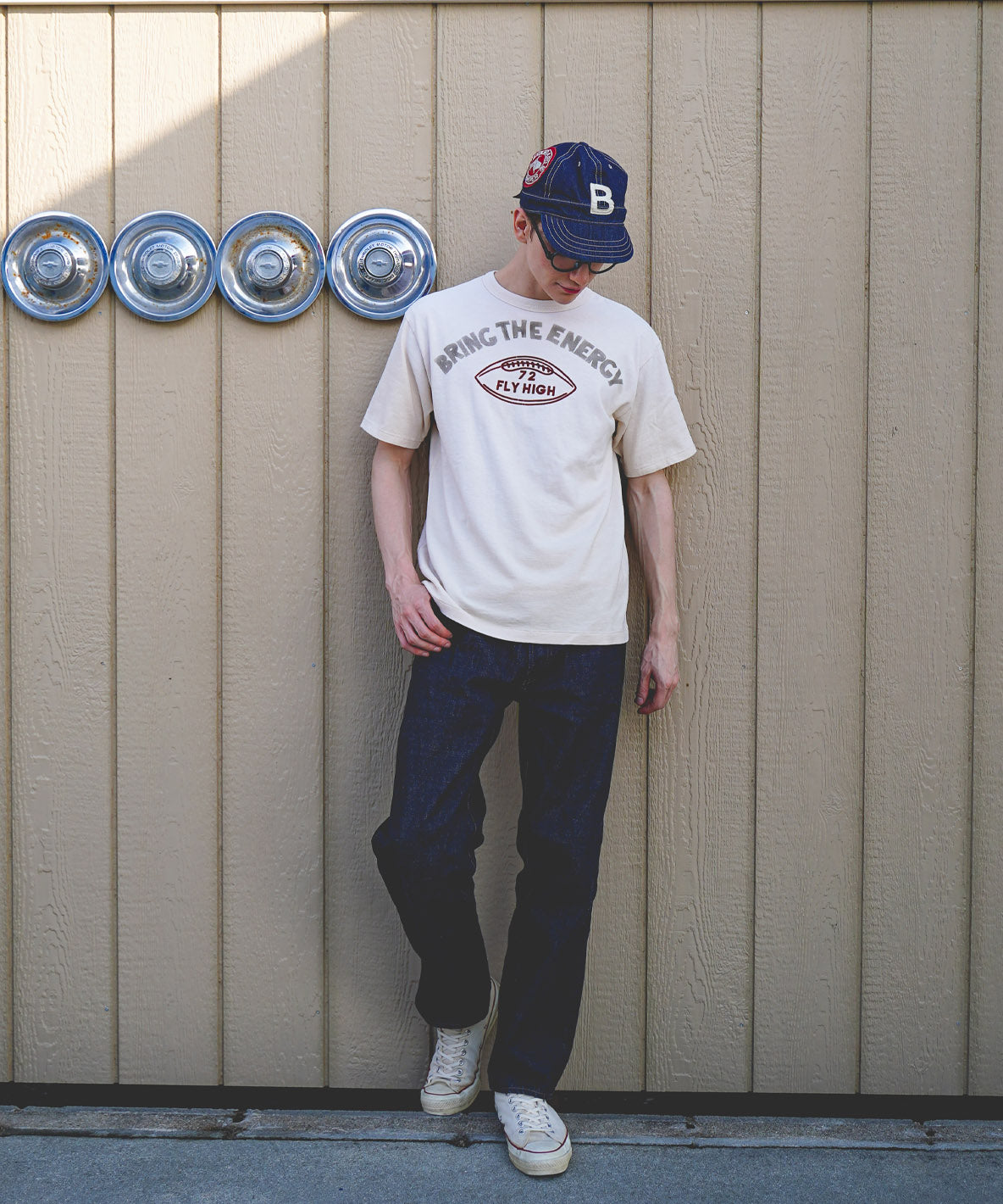 Vintage Cotton Jersey 14 Tee(MENS)