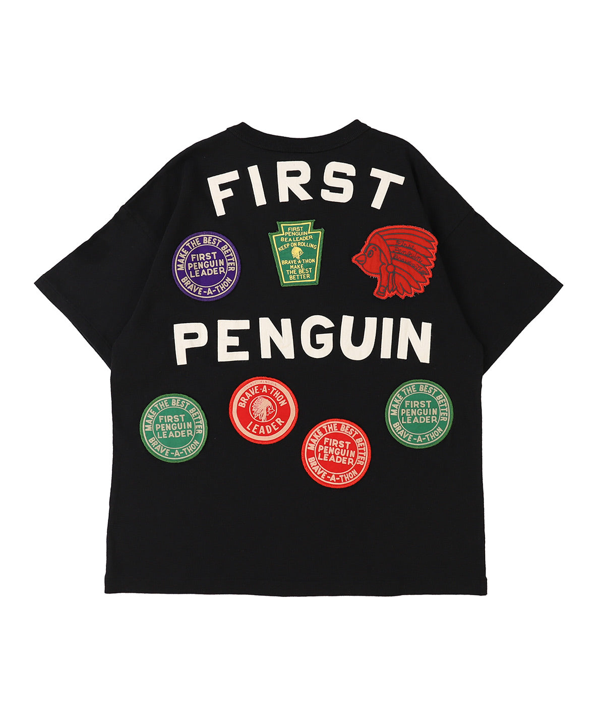 DENIM DUNGAREE First Penguin Leaderワッペン DENIM DUNGAREE First Penguin Leaderワッペン