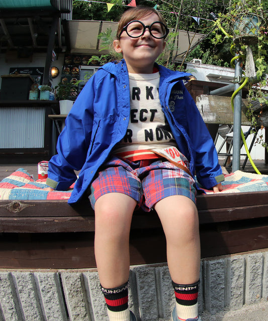 Double Cloth Patchwork Shorts