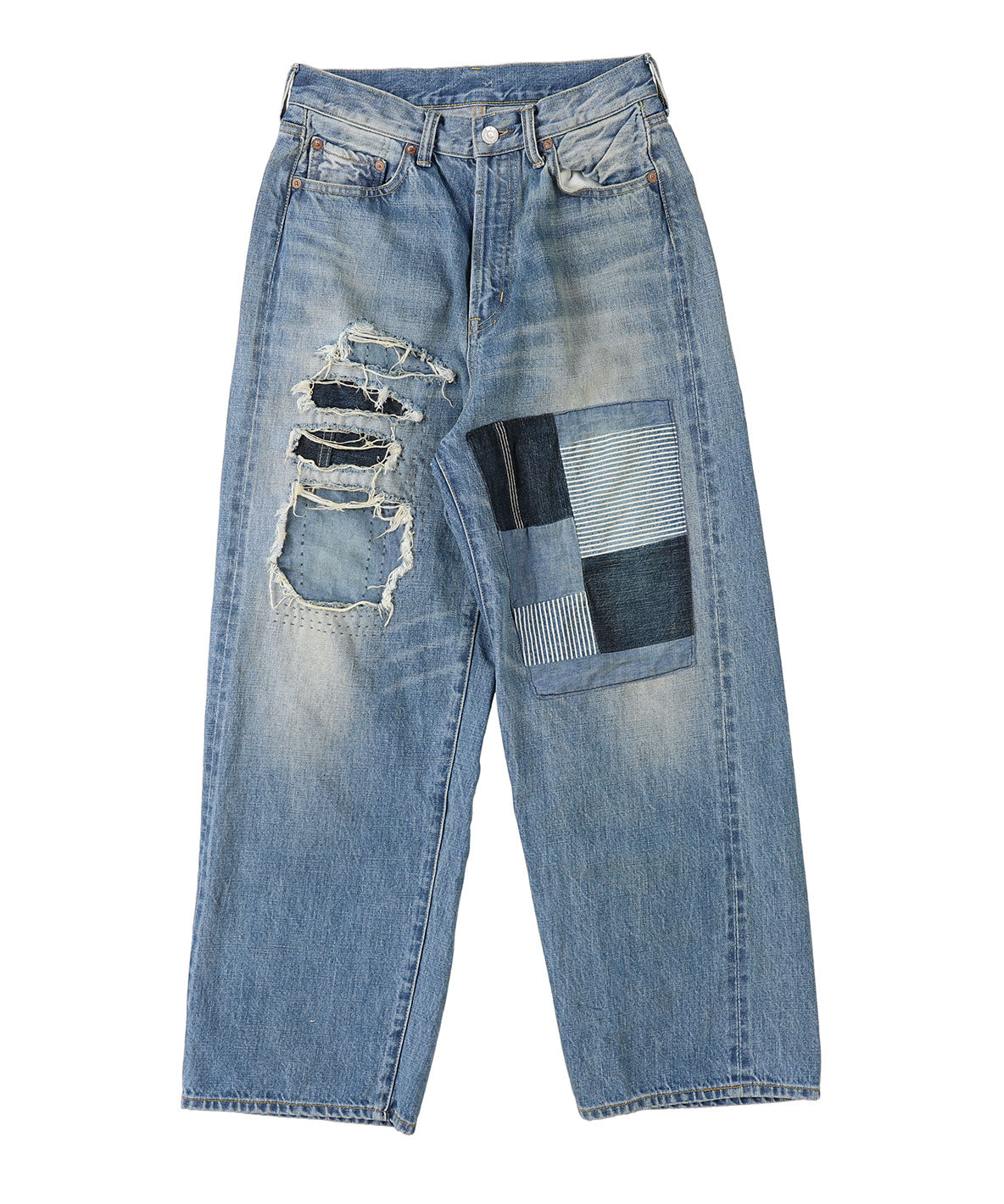 12oz HOME MADE Denim Remake Long Pants(LADIES)