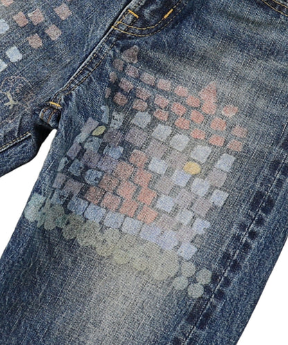 12oz HOME MADE Denim Printed Long Pants