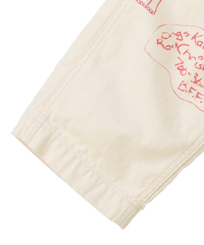 Military Backsatin Scribble Pants