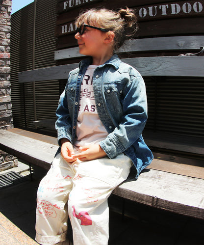 Military Backsatin Scribble Pants