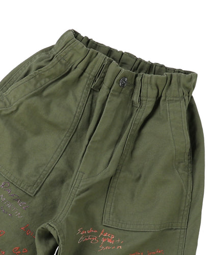 Military Backsatin Scribble Pants(LADIES)