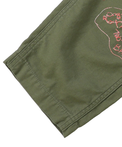 Military Backsatin Scribble Pants(LADIES)
