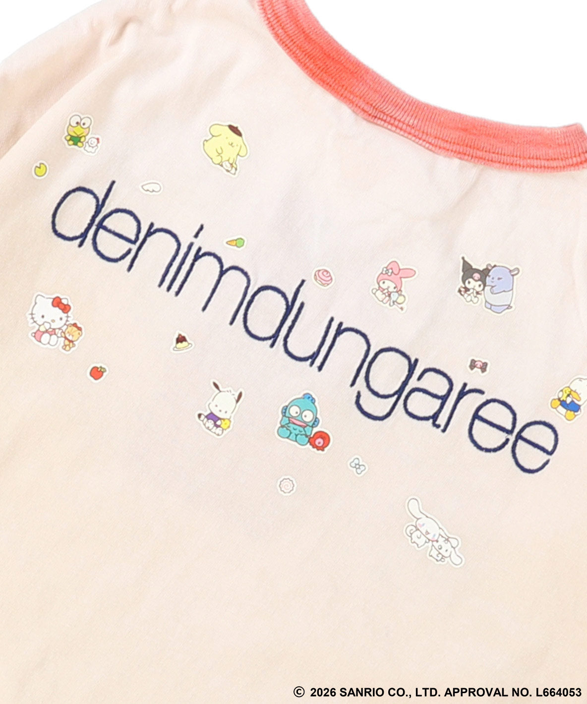 Sanrio Characters Sticker Printed Tee