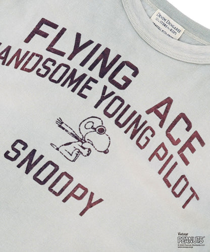 Vintage Cotton Jersey SNOOPY HERO Tee(LADIES)
