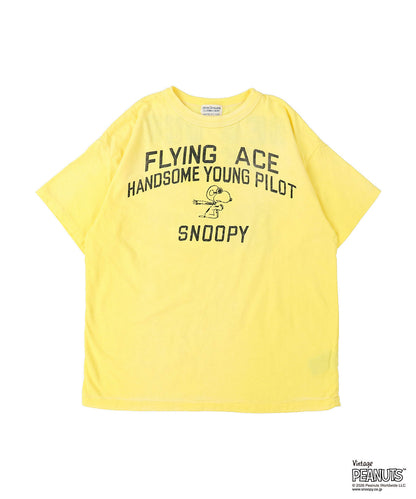 Vintage Cotton Jersey SNOOPY HERO Tee(LADIES)