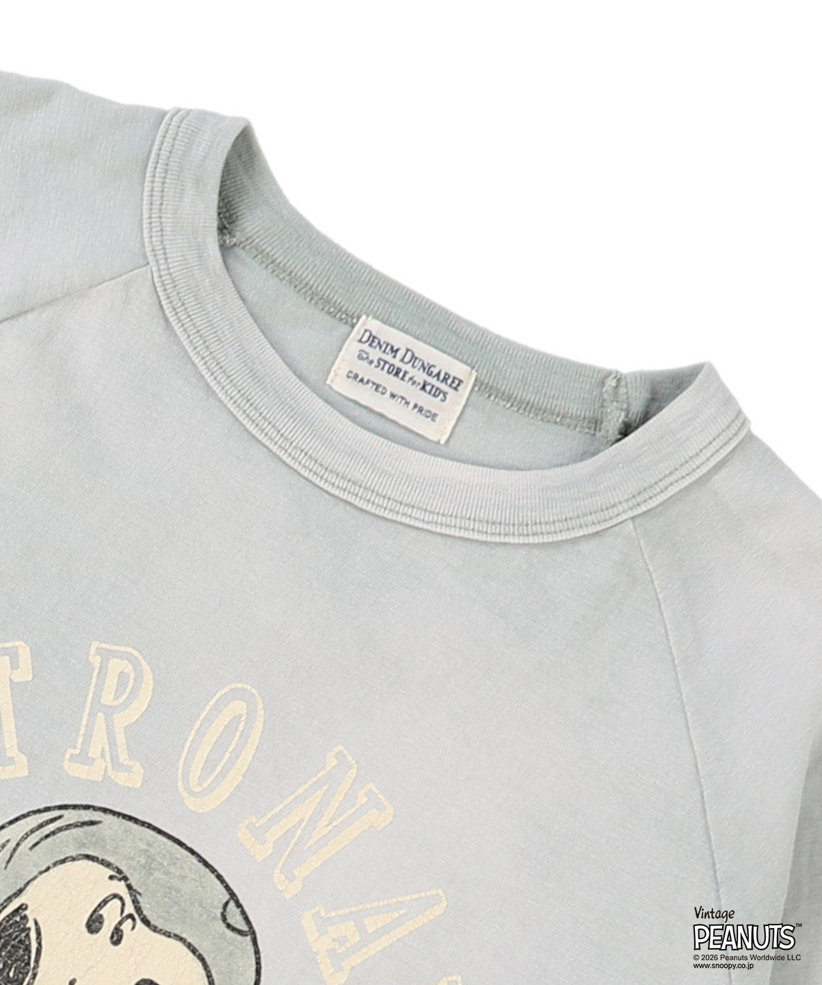 Vintage Cotton Jersey SNOOPY ASTRONAUT Tee(MENS)
