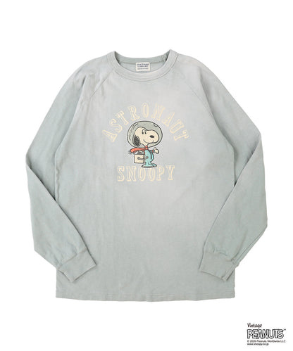 Vintage Cotton Jersey SNOOPY ASTRONAUT Tee(MENS)