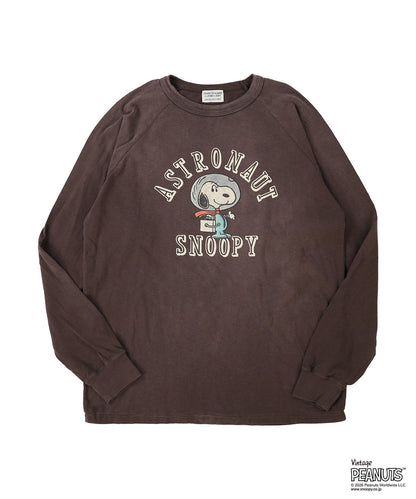Vintage Cotton Jersey SNOOPY ASTRONAUT Tee(MENS)