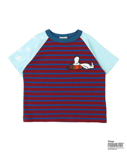 SNOOPY Striped Tee