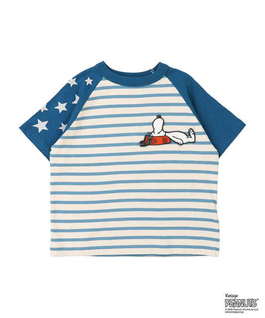 SNOOPY Striped Tee