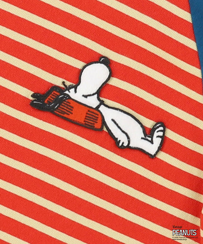 SNOOPY Striped Tee(LADIES)