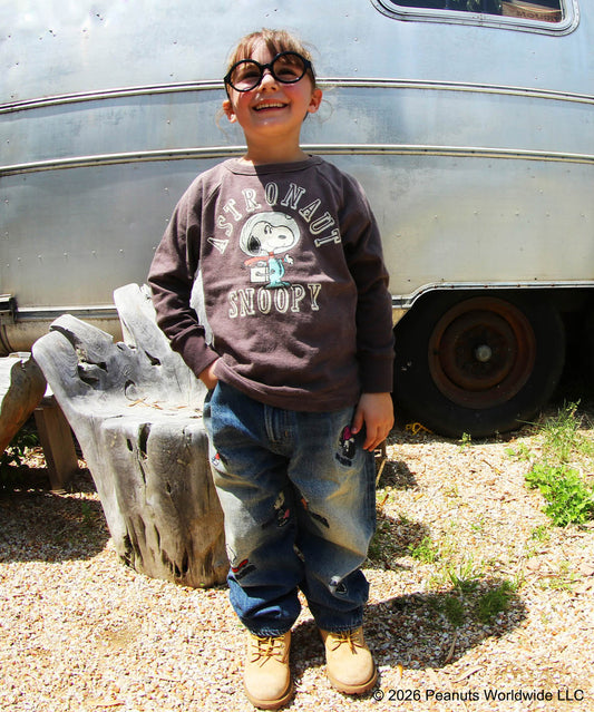 Airy Denim SNOOPY Long Pants