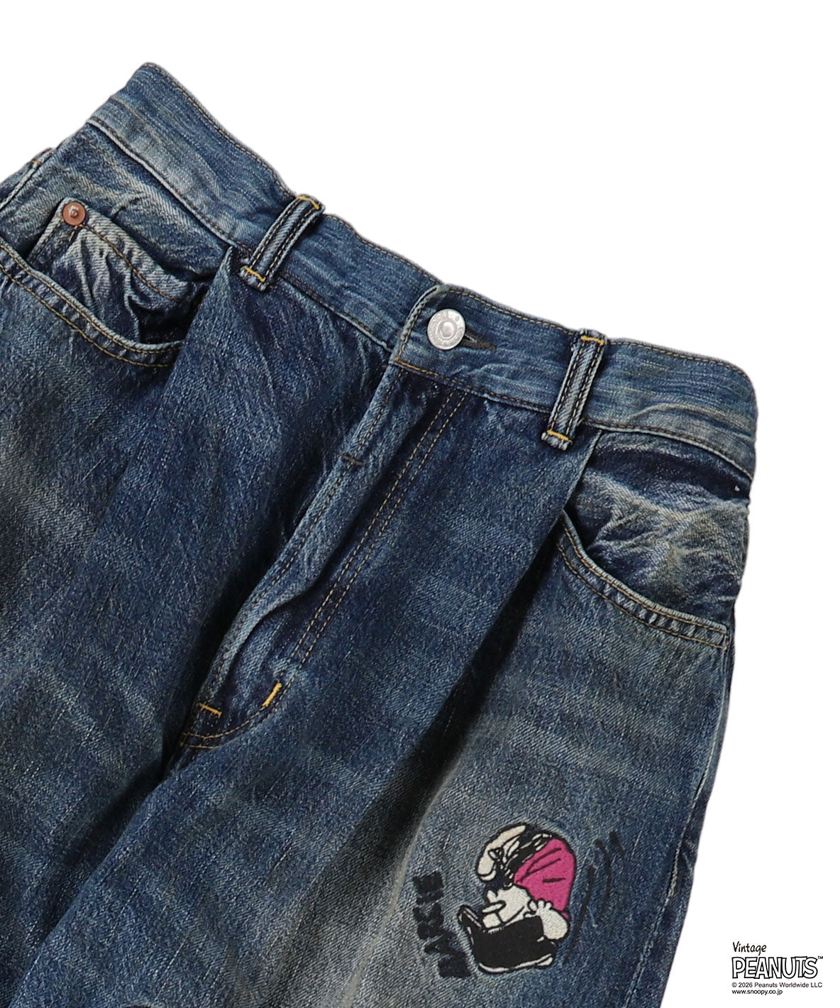 Airy Denim SNOOPY Long Pants(LADIES)