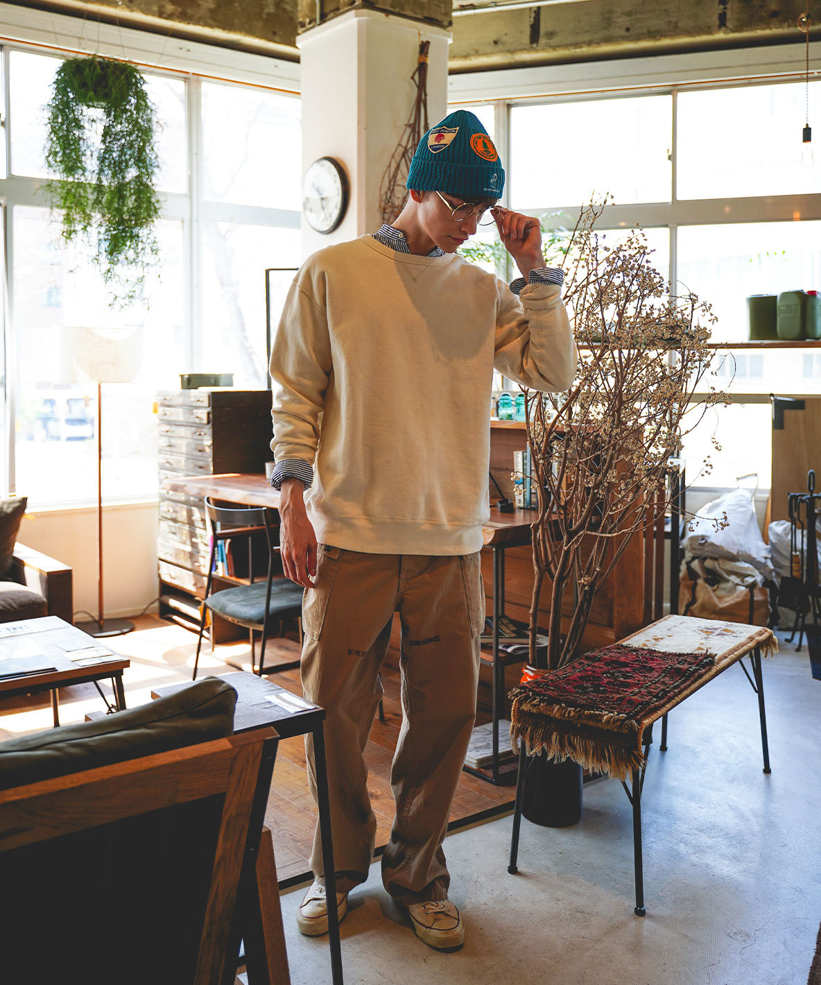PENNIE Patch Knit Cap