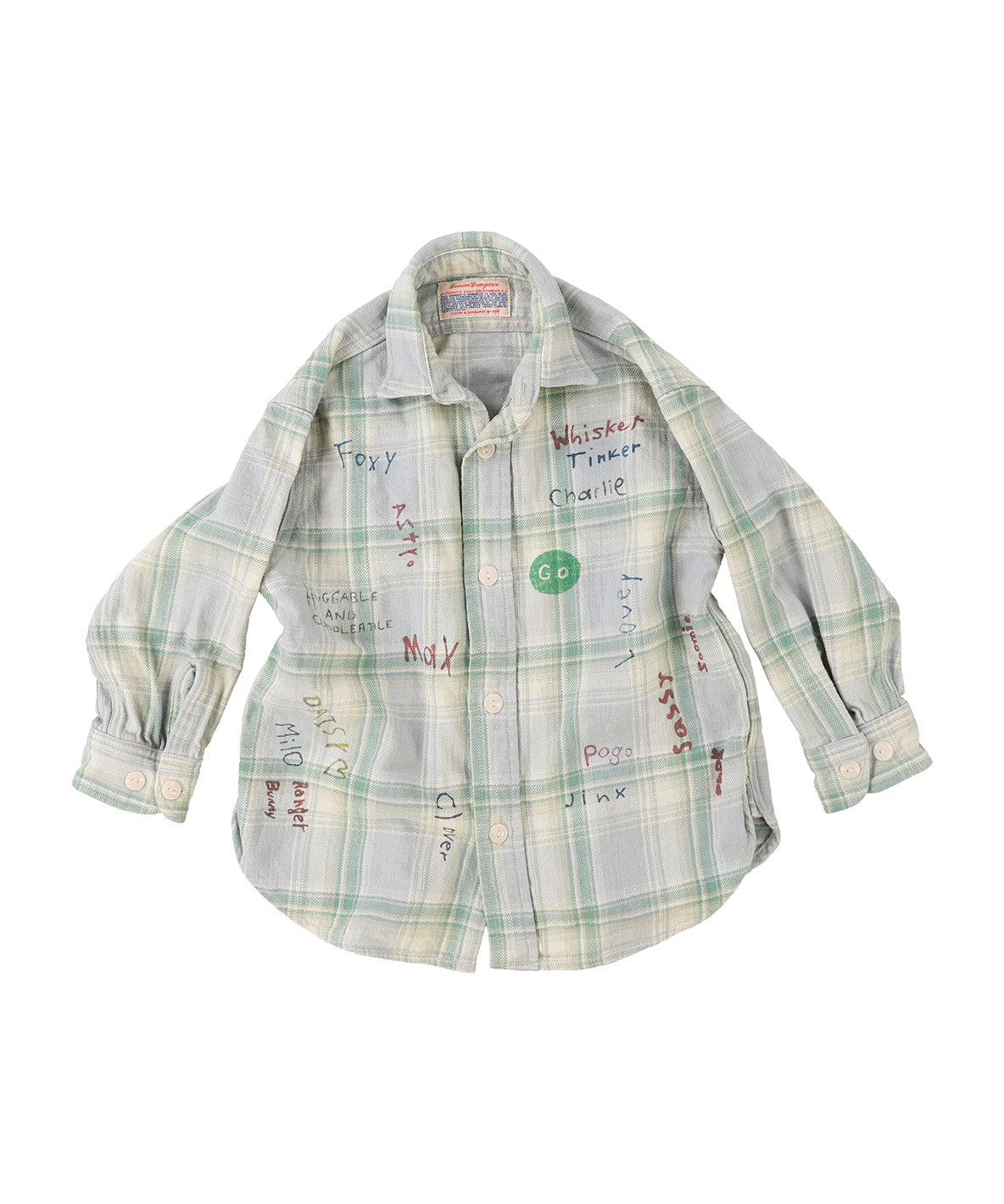 Plaid Scribble Shirt