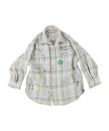 Plaid Scribble Shirt