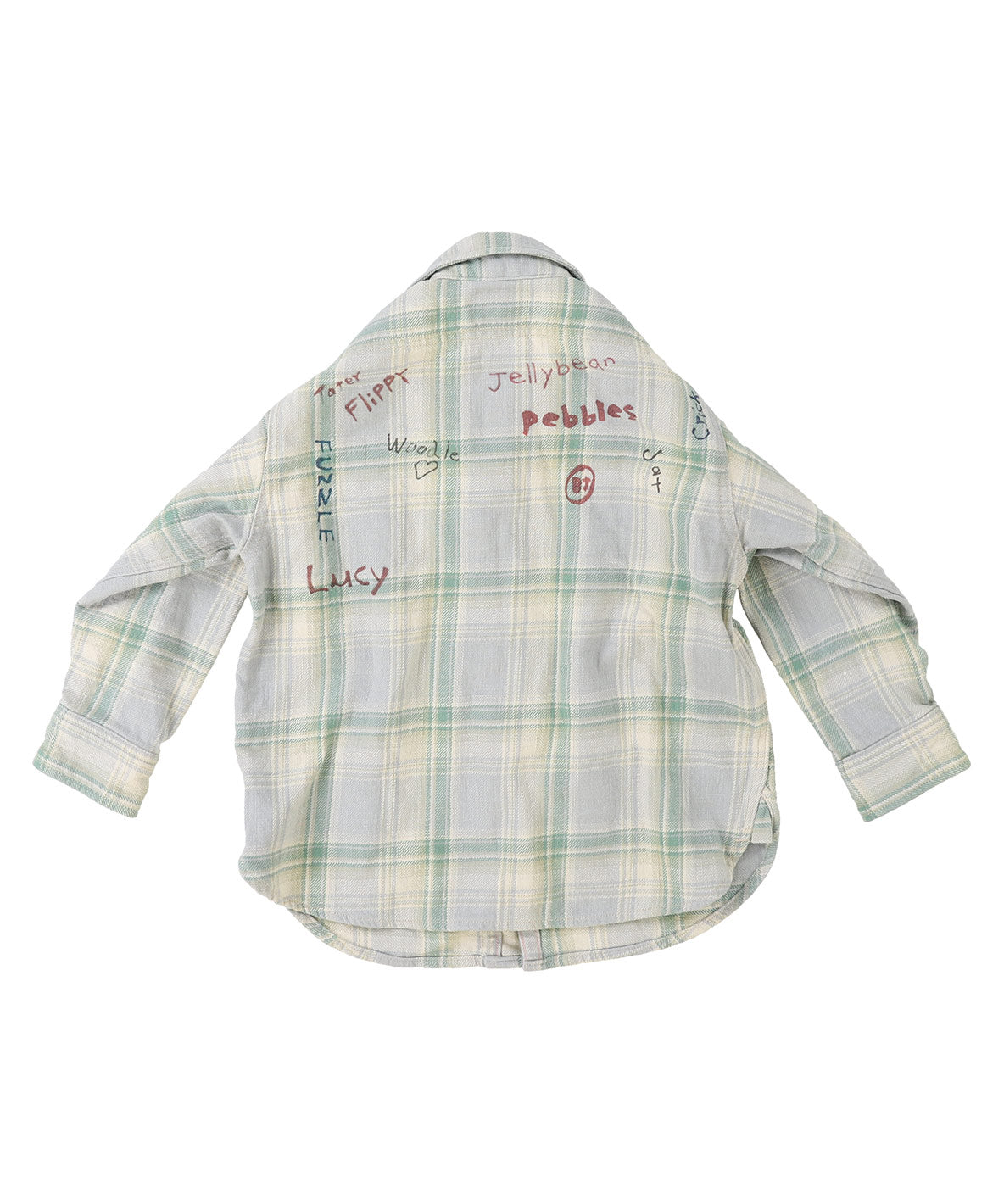 Plaid Scribble Shirt