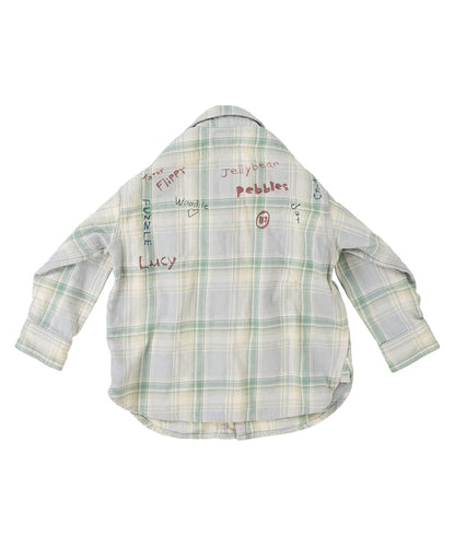 Plaid Scribble Shirt