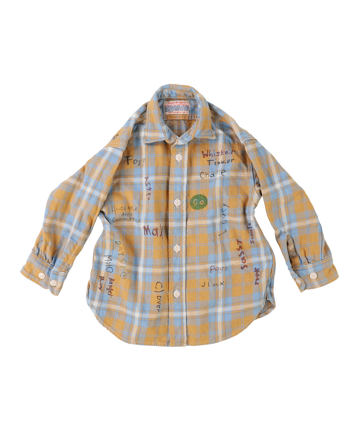Plaid Scribble Shirt