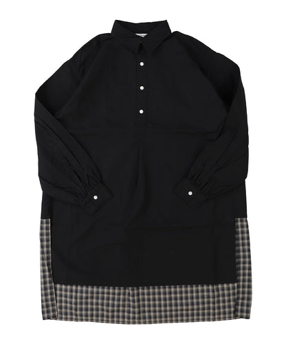 Popelin Grandpa Shirt(LADIES)