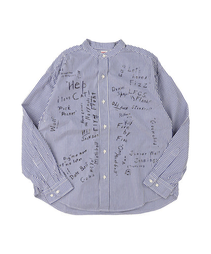 London Striped Scribble Shirt(LADIES)