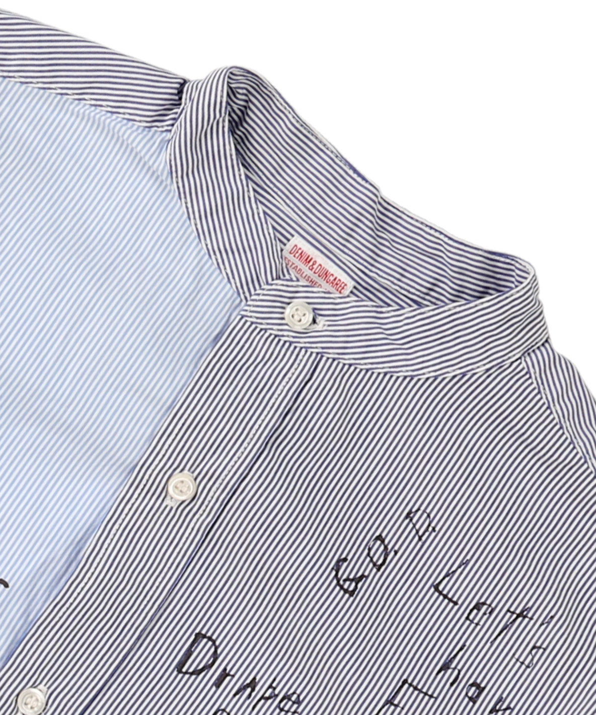 London Striped Scribble Shirt(LADIES)