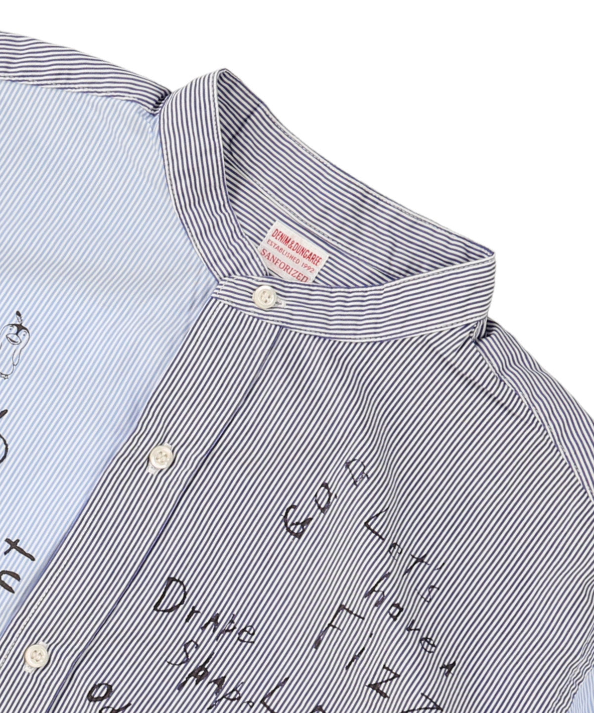 London Striped Scribble Shirt(MENS)