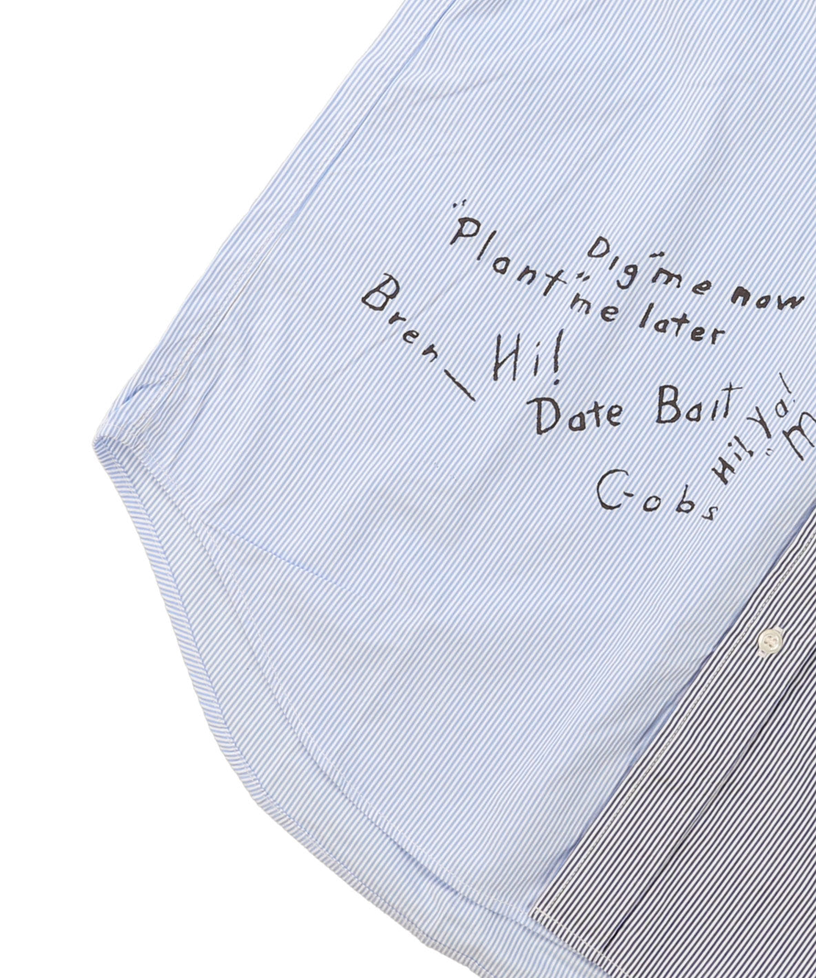 London Striped Scribble Shirt(MENS)