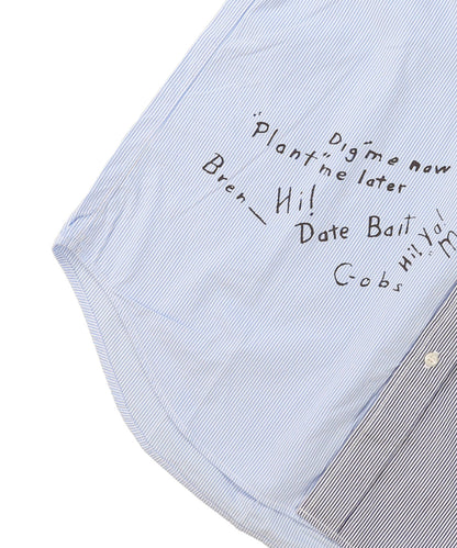 London Striped Scribble Shirt(MENS)