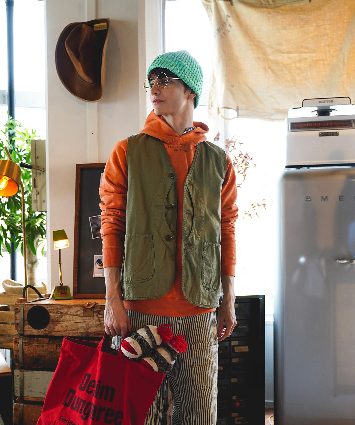 Twill Star Vest(MENS)