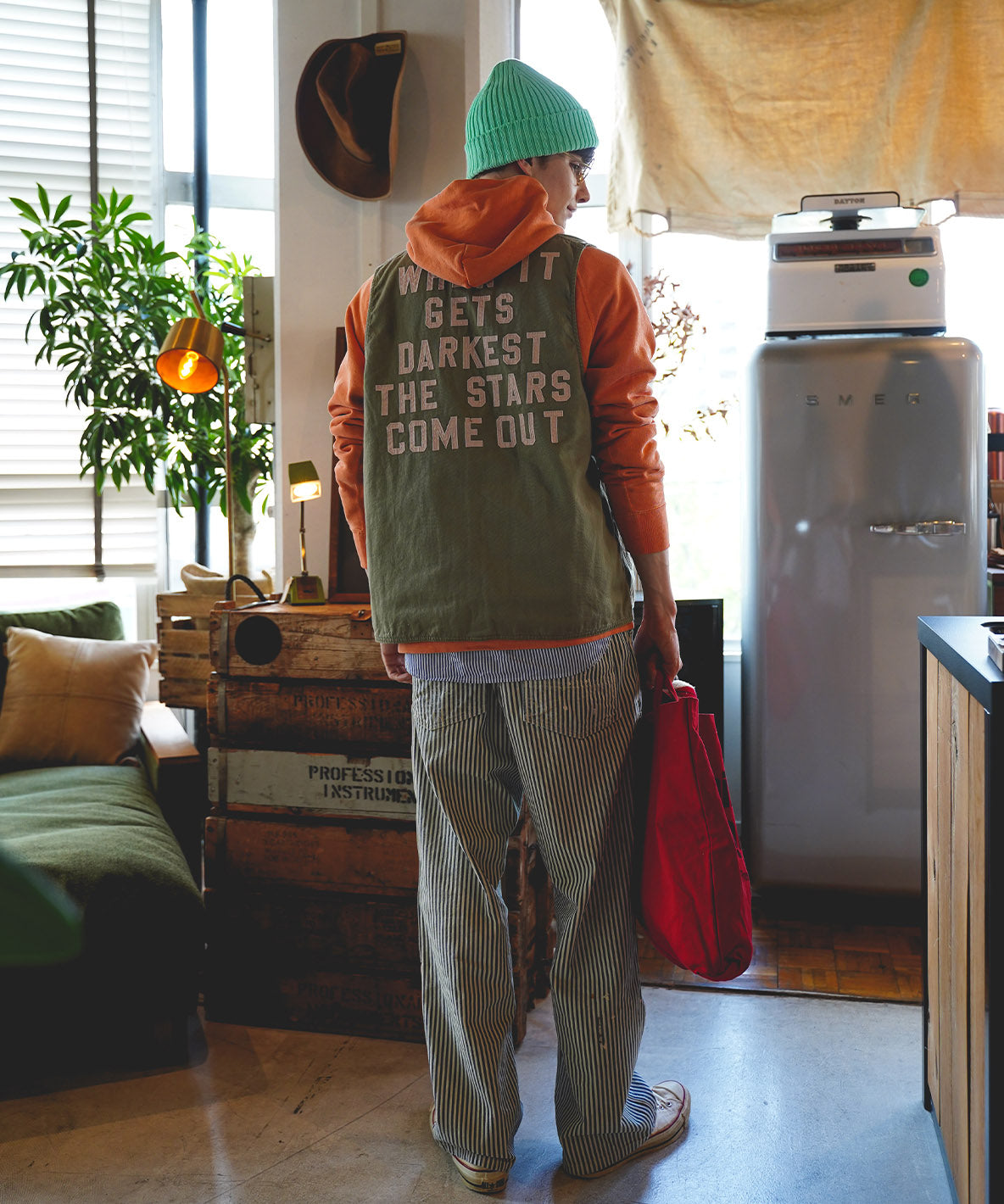 Twill Star Vest(MENS)