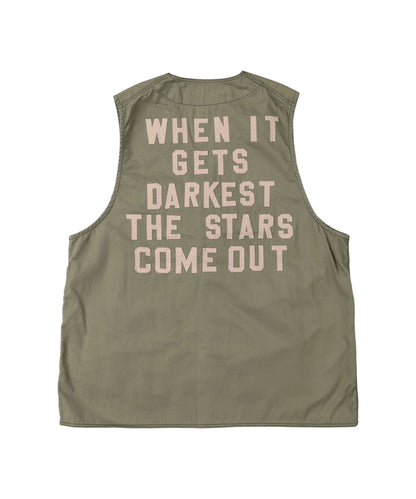 Twill Star Vest(MENS)