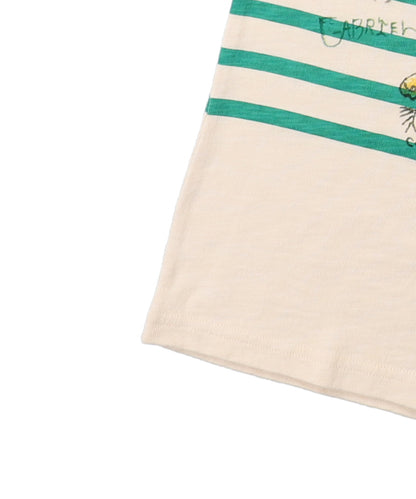 Striped Scribble L/S Tee(LADIES)