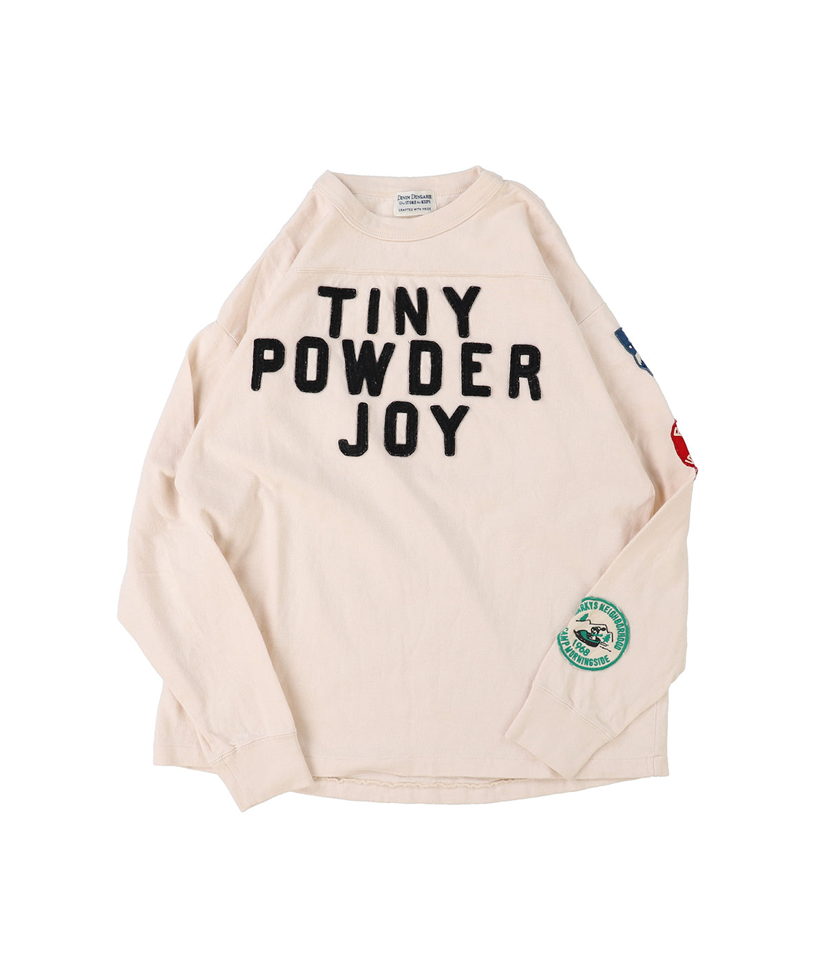 Vintage Cotton Jersey Patch L/S Tee(LADIES)