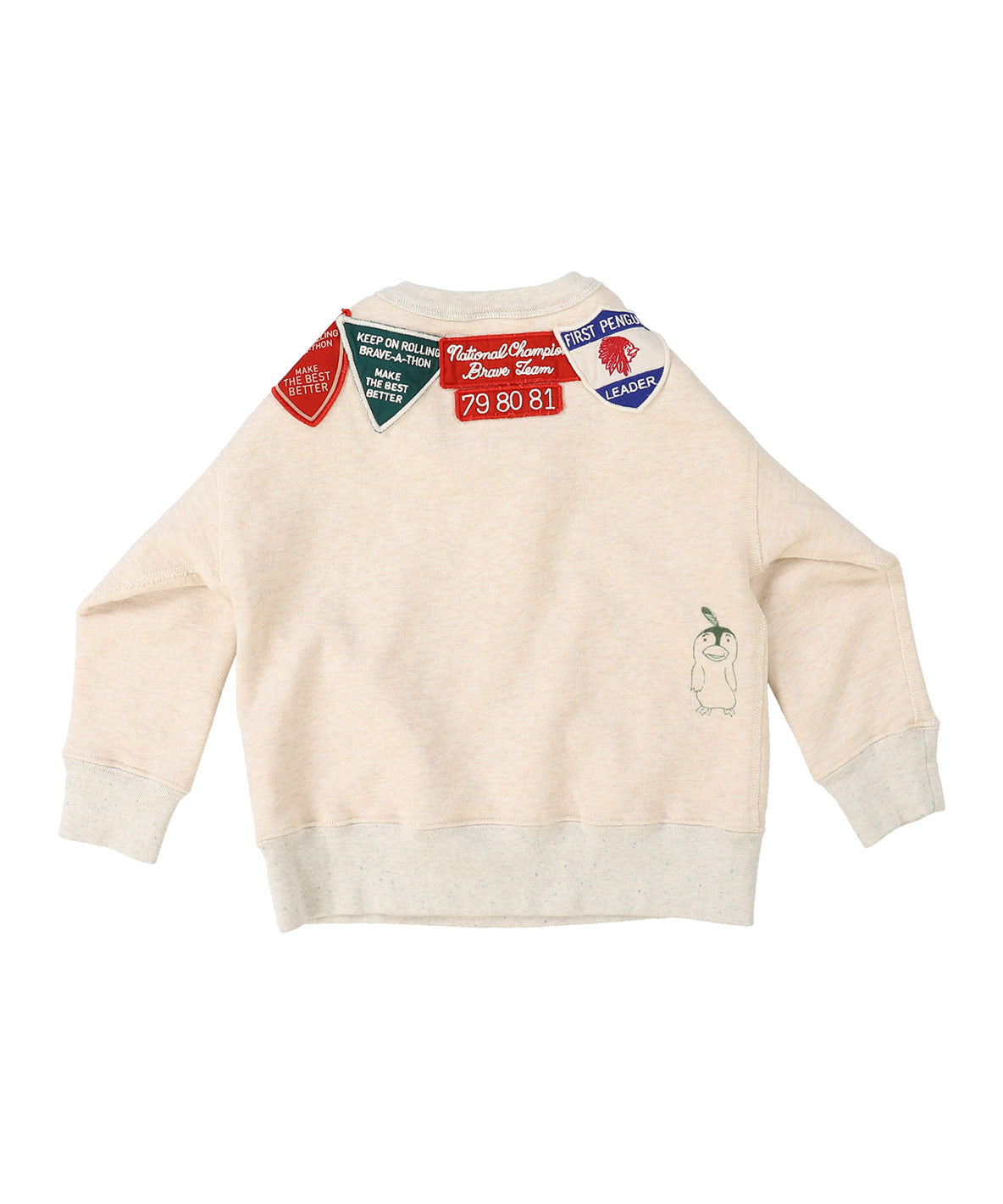 DENIM DUNGAREE First Penguin Leaderワッペン NEVER Patch Sweatshirt(LADIES) – FITH ONLINE STORE