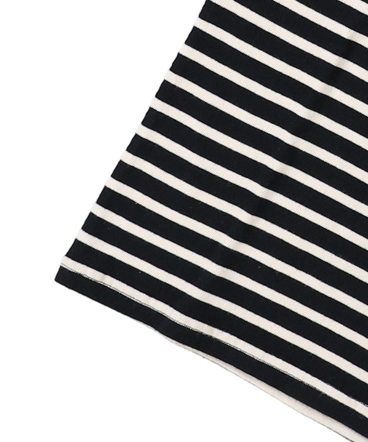 Striped Cotton Jersey Boatneck L/S Tee(LADIES)