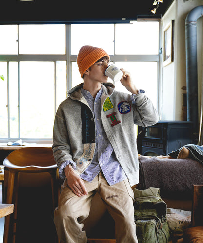 Vintage Pile Remake Hoodie(MENS)