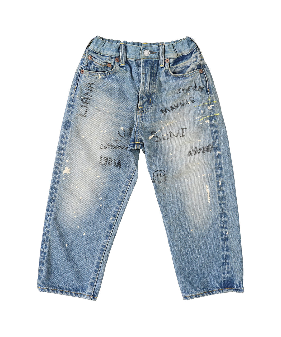12oz HOME MADE Denim Scribble Pants(LADIES) – FITH ONLINE STORE