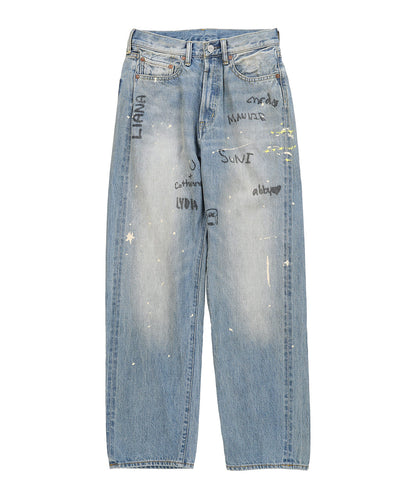 12oz HOME MADE Denim Scribble Pants(LADIES)