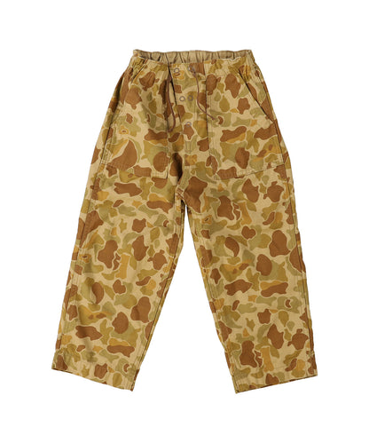 Back Satin Camouflage Reversible Pants(LADIES)
