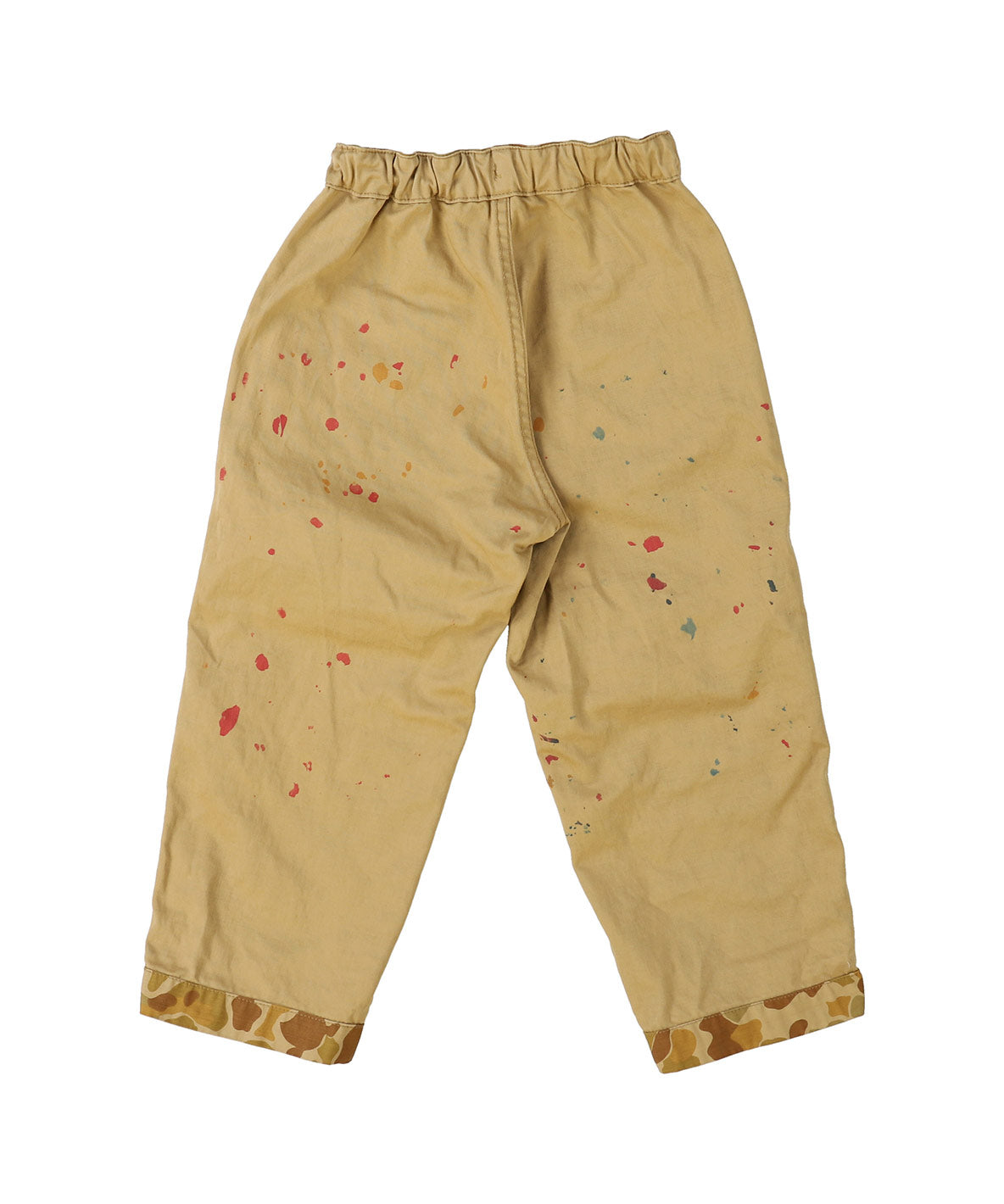 Back Satin Camouflage Reversible Pants