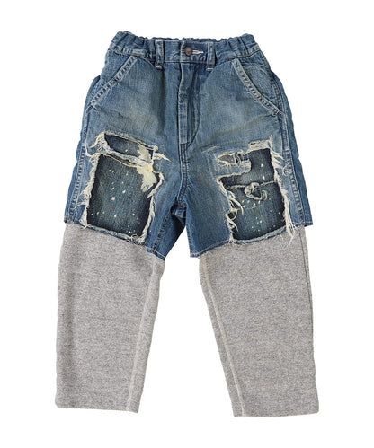 8oz Denim Remake Layered Pants(LADIES)