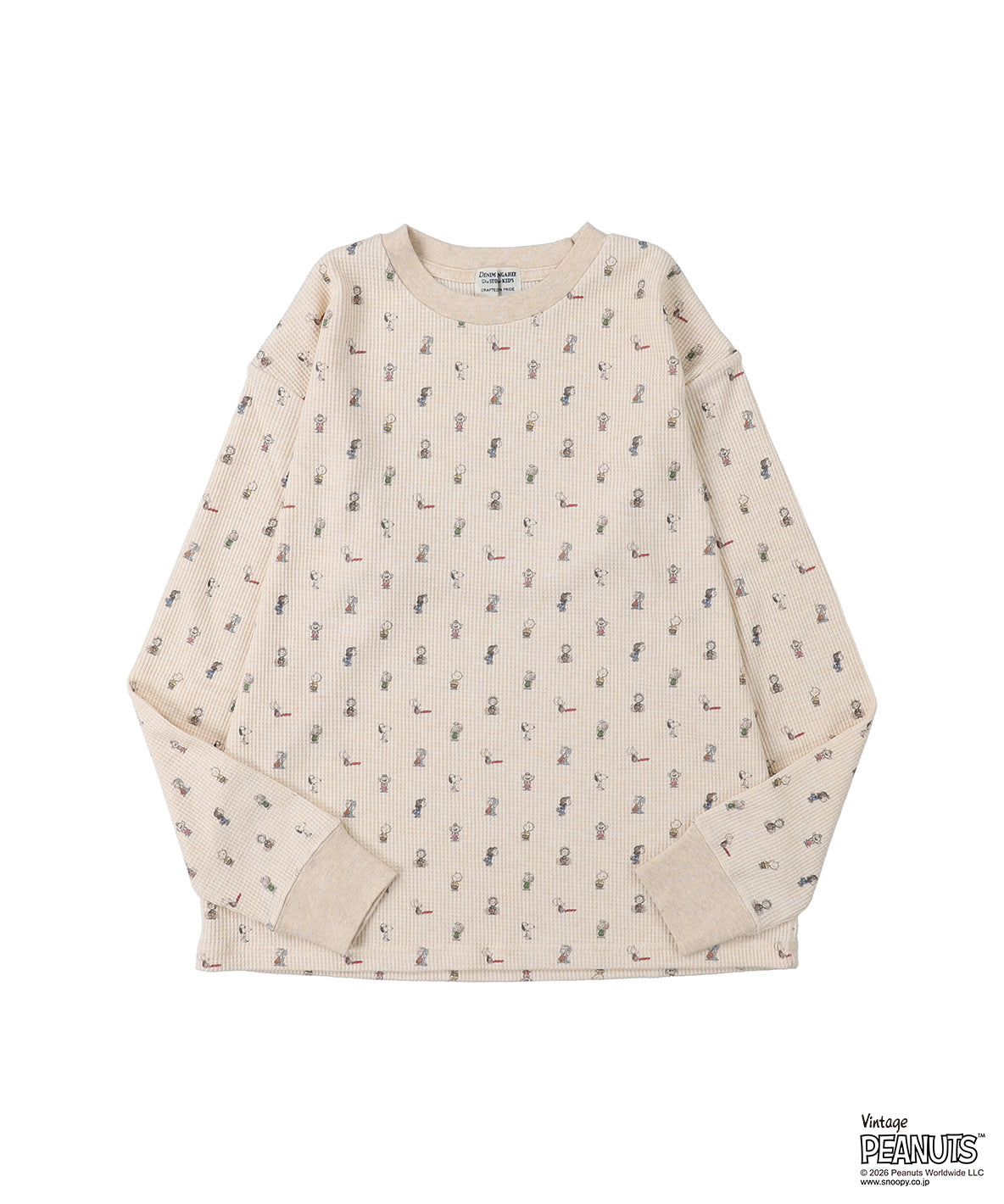 Waffle SNOOPY Tee(LADIES)
