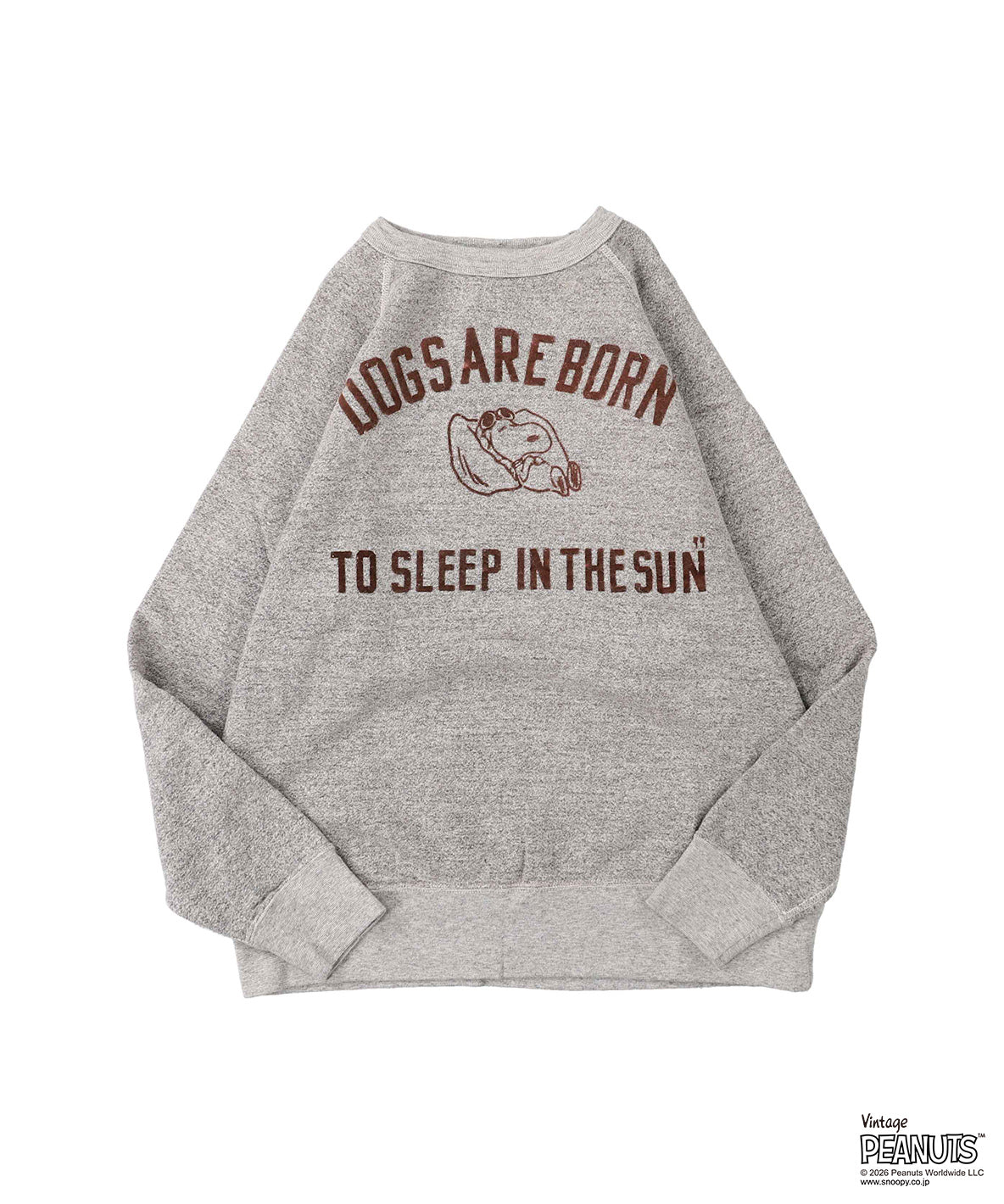 Vintage Pile SNOOPY SLEEP Sweatshirt(MENS)