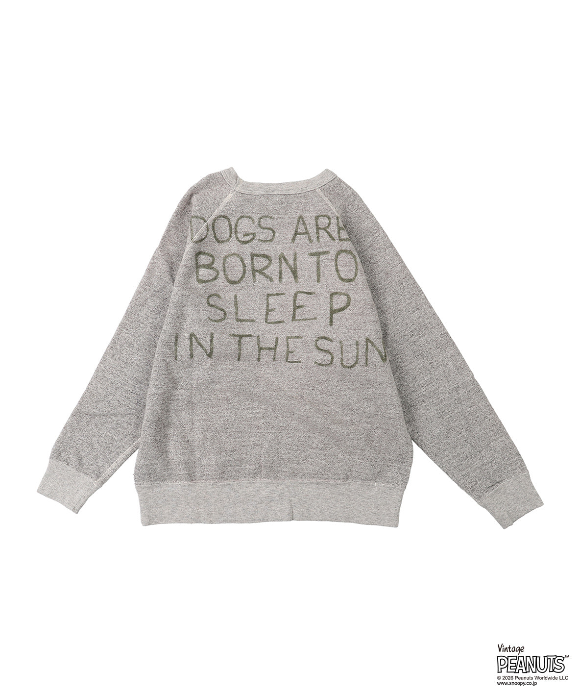 Vintage Pile SNOOPY SLEEP Sweatshirt(LADIES)