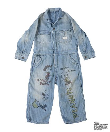 Herringbone SNOOPY Overalls